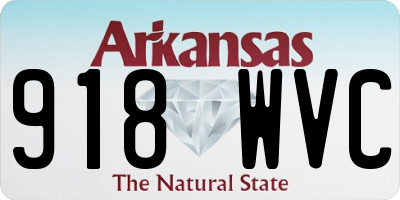AR license plate 918WVC