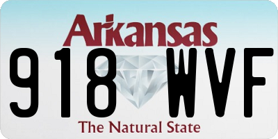 AR license plate 918WVF