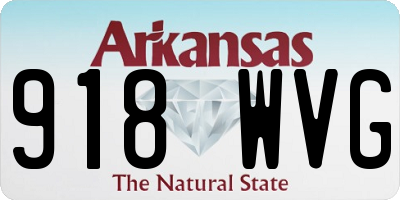 AR license plate 918WVG