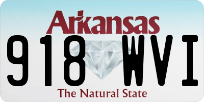 AR license plate 918WVI