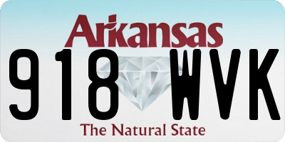AR license plate 918WVK