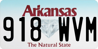 AR license plate 918WVM