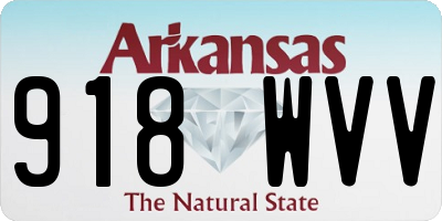 AR license plate 918WVV