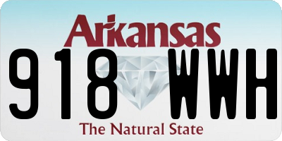 AR license plate 918WWH