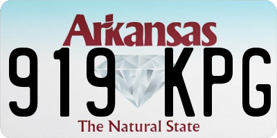 AR license plate 919KPG