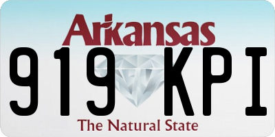 AR license plate 919KPI