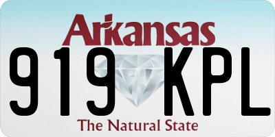 AR license plate 919KPL