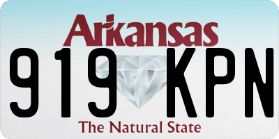 AR license plate 919KPN