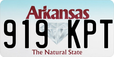 AR license plate 919KPT