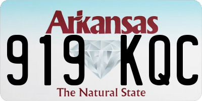 AR license plate 919KQC