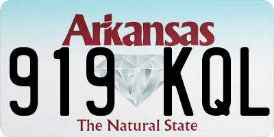 AR license plate 919KQL