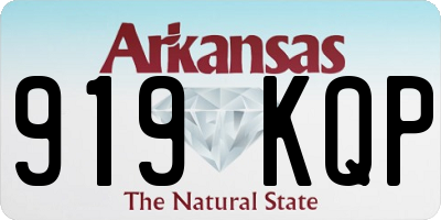 AR license plate 919KQP