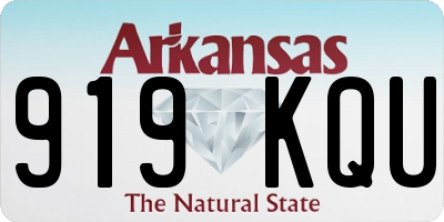 AR license plate 919KQU