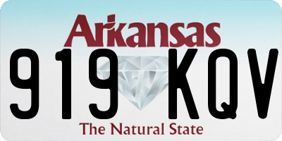 AR license plate 919KQV