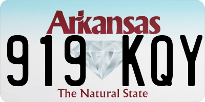 AR license plate 919KQY