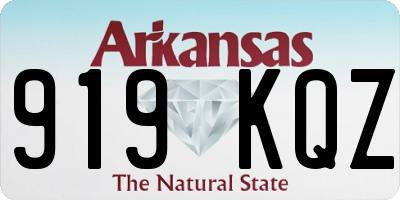 AR license plate 919KQZ