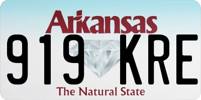 AR license plate 919KRE