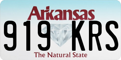 AR license plate 919KRS