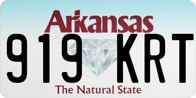 AR license plate 919KRT