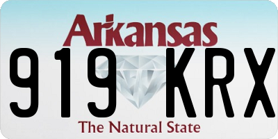 AR license plate 919KRX