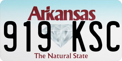 AR license plate 919KSC
