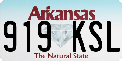 AR license plate 919KSL