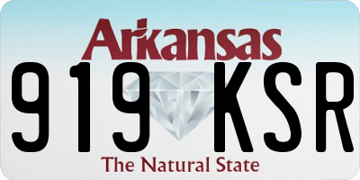 AR license plate 919KSR