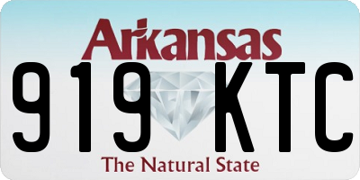 AR license plate 919KTC