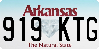 AR license plate 919KTG