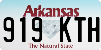 AR license plate 919KTH