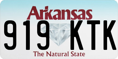AR license plate 919KTK