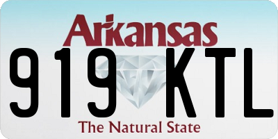 AR license plate 919KTL