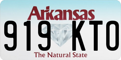 AR license plate 919KTO