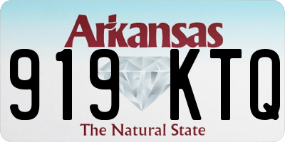 AR license plate 919KTQ