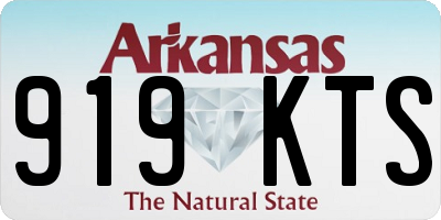 AR license plate 919KTS