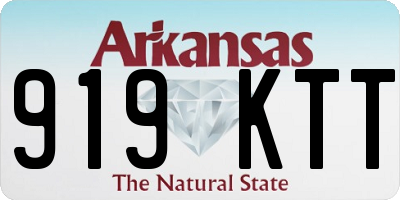 AR license plate 919KTT