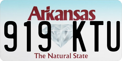 AR license plate 919KTU