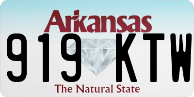 AR license plate 919KTW