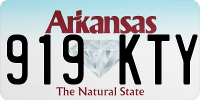 AR license plate 919KTY