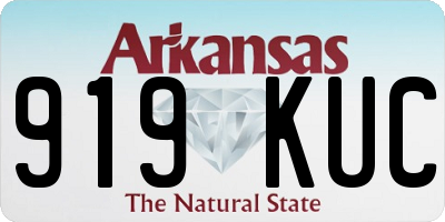 AR license plate 919KUC