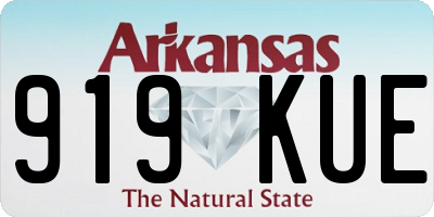 AR license plate 919KUE