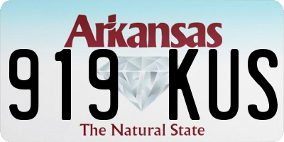 AR license plate 919KUS