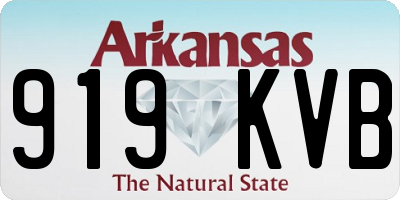 AR license plate 919KVB