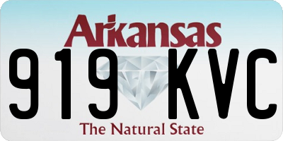 AR license plate 919KVC