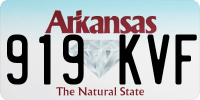 AR license plate 919KVF