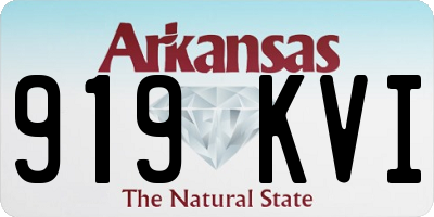 AR license plate 919KVI