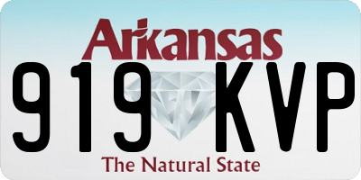 AR license plate 919KVP