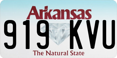 AR license plate 919KVU