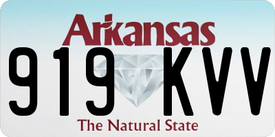 AR license plate 919KVV