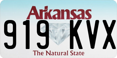 AR license plate 919KVX